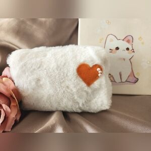 plushies cosmetic, makeup, travel, organize bag